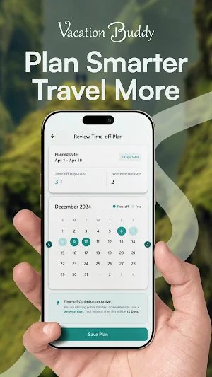 Vacation Buddy: Plan PTO Trips Screenshot 0