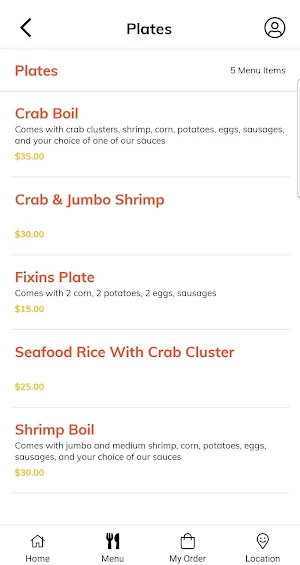 Rojo’s Seafood Express Screenshot 2