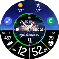 Analog Weather Circle NTV571