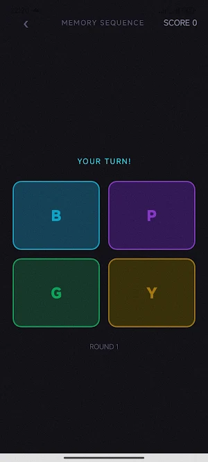 QuickIQ Memory Game -NeuroDash Screenshot 2