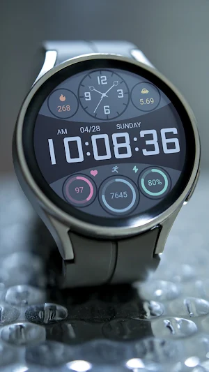 Blue Color Layer For Wear OS Screenshot 3