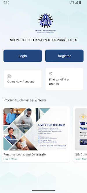 NIB Mobile Screenshot 0