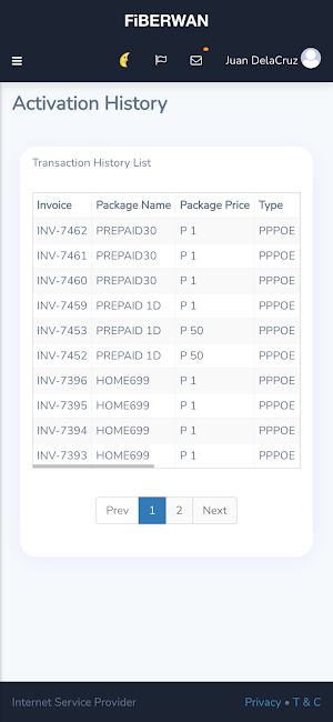 Fiberwan Screenshot 3