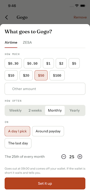 Jusa: Airtime & ZESA Tokens Screenshot 1