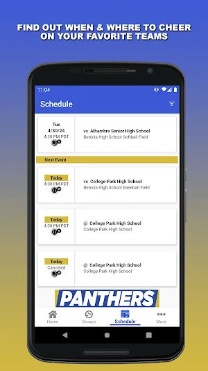 Benicia High School Panthers Screenshot 1