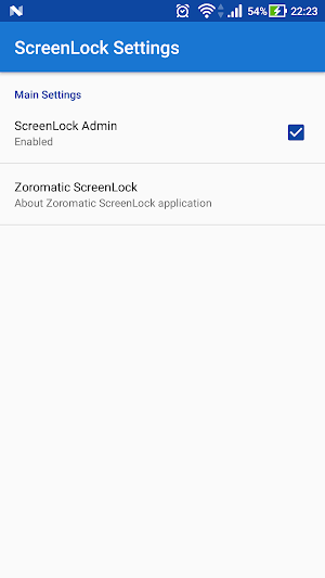 Zoromatic ScreenLock Screenshot 1