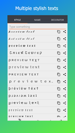 Stylish Text Screenshot 0