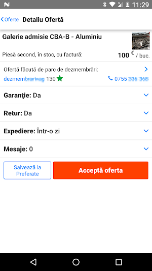 Piese auto noi si dezmembrari Screenshot 3