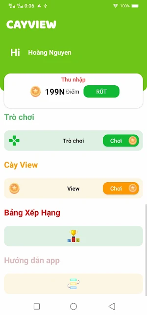 CAYVIEW Kiếm Tiền Online Screenshot 1