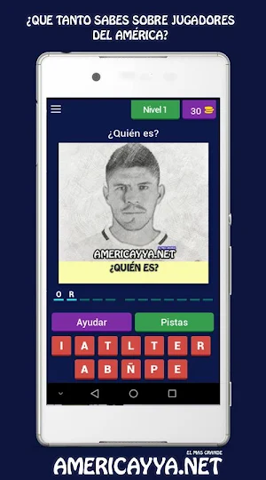 Adivina al jugador del América Screenshot 1