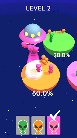 UFO Catch Sorting Screenshot 2
