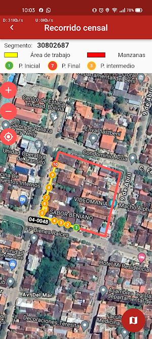 Recorrido Censal Screenshot 2