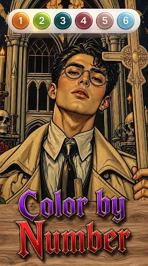 Vampire Color by Number Screenshot 3