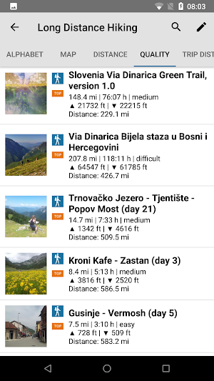 Via Dinarica Trail Screenshot 2