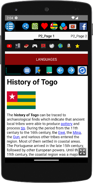 History of Togo Screenshot 1
