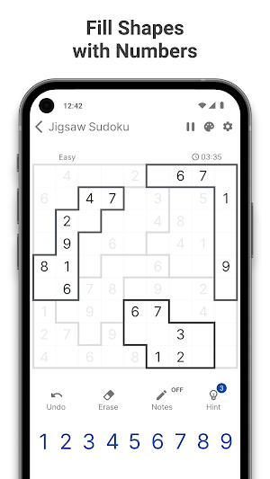 Jigsaw Sudoku Screenshot 2