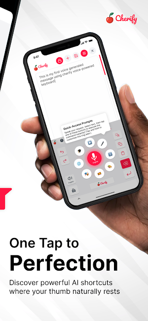 Cherify: AI Voice Keyboard Pro Screenshot 2