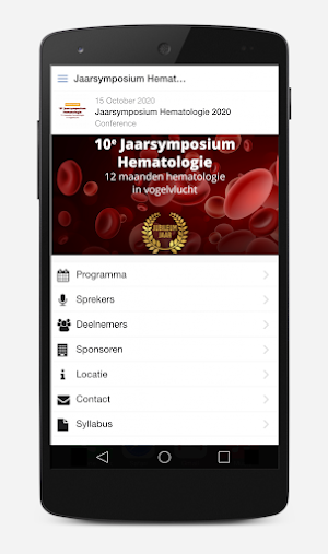 Jaarsymposium Hematologie Screenshot 2