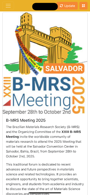 B-MRS Meeting 2025 Screenshot 0