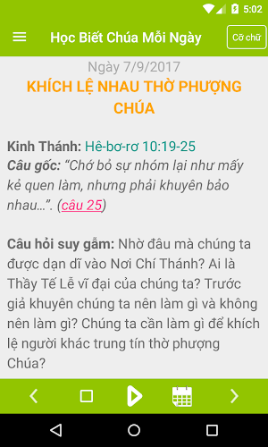 Bài Học Kinh Thánh Hằng Ngày Screenshot 0