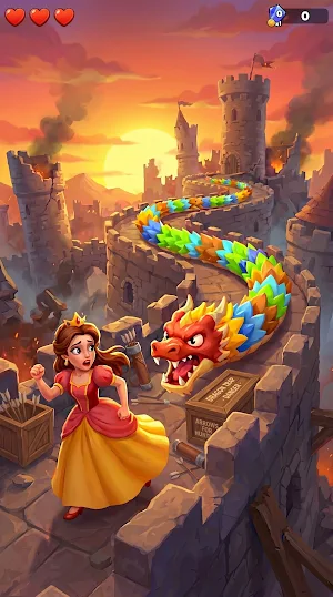 Queen Rescue Escape Dragon Screenshot 0