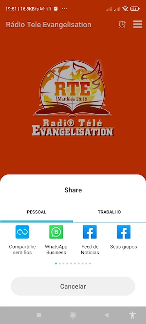 Rádio Tele Evangelisation Screenshot 3