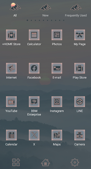 Sea of Clouds Theme +HOME Screenshot 2