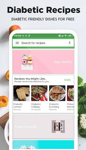 Diabetic Recipes : Healthy Food Screenshot 0