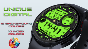 Unique Digital Watch Face Screenshot 2