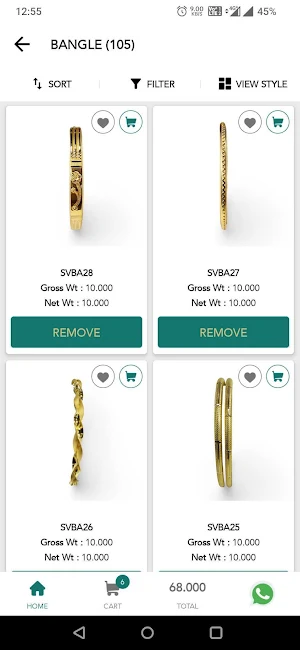 Sriviswa Jewels online Screenshot 0