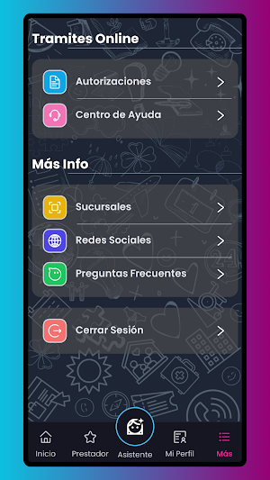 AMSF App Screenshot 1