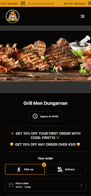 Grill Men Dungarvan Screenshot 0