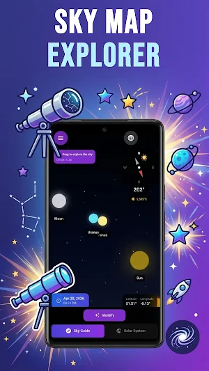 Sky Map Explorer Screenshot 0