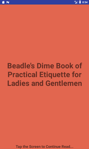 Dime Book of Practical Etiquette - eBook Screenshot 1
