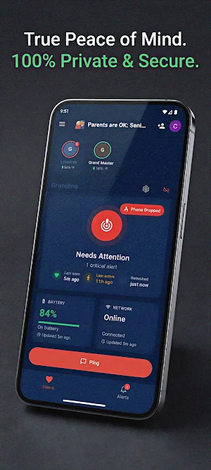 Parents are OK: Senior Safety Screenshot 0