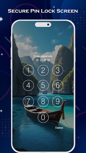 PIN Lock Screen Screenshot 1