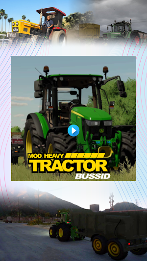 Mod Heavy Tractor Bussid Screenshot 1