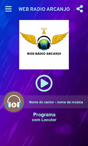 Web Radio Arcanjo Screenshot 0