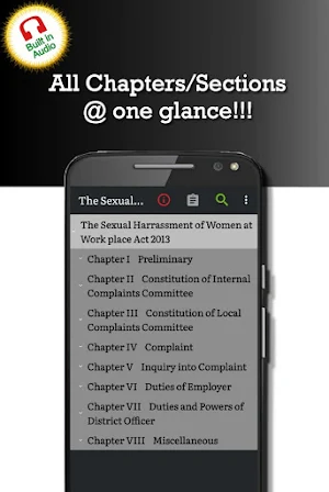 Sexual Harassment of Women at Workplace Act 2013 Screenshot 0