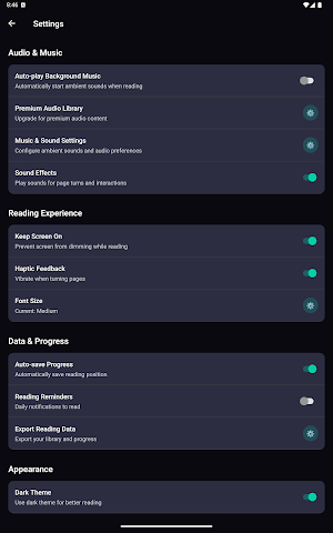 LeafTok - Leitor de livros Screenshot 3