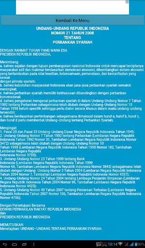 Undang-Undang Perbankan Syariah Screenshot 2