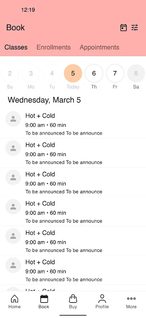 WellNest – Spa, Studio & Café Screenshot 1