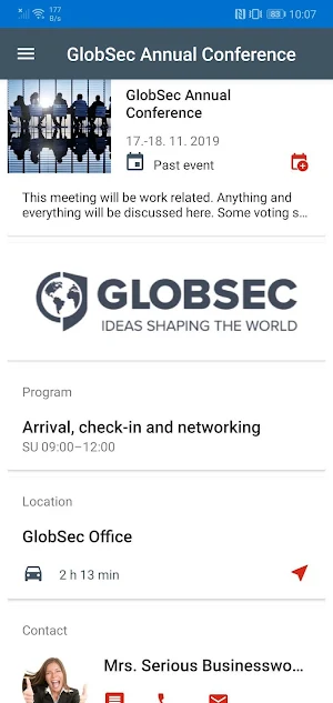 GLOBSEC Screenshot 1