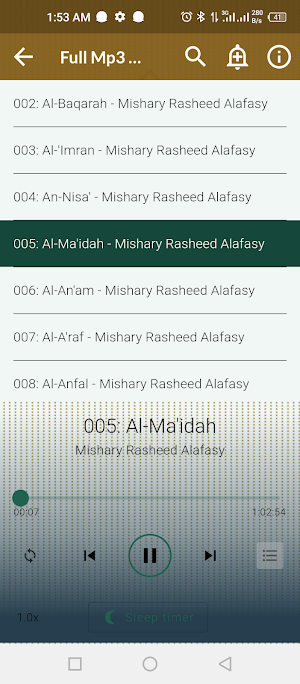 Mishary Full Offline Mp3 Quran Screenshot 3