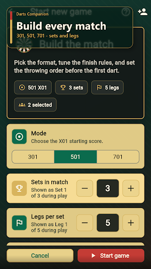 Darts Companion Screenshot 1