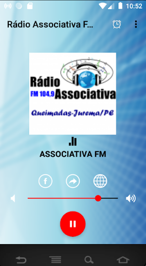 Rádio Associativa FM 104 Queimadas Screenshot 0