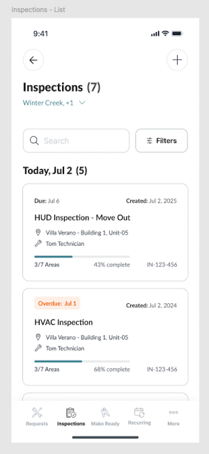 Maintenance Management Screenshot 2