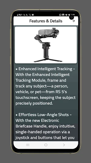 RS5 Gimbal Stabilizer Guide Screenshot 2