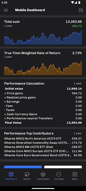 Portfolio Performance Screenshot 2