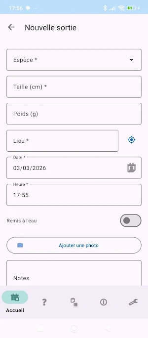 PêcheExpert - Carnet de Pêche Screenshot 1